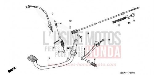 PEDALE CG125ES4 de 2004